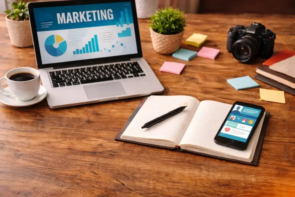 Freelance Digital Marketer in Abu Dhabi explaining personal branding strategies to build trust, visibility, and long-term business growth.